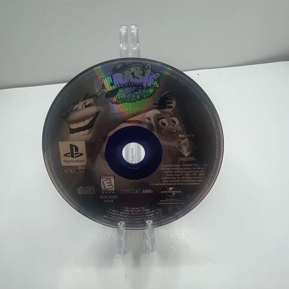 Crash Bandicoot 3: Warped PS1 (Sony PlayStation, 1998) Disc Only